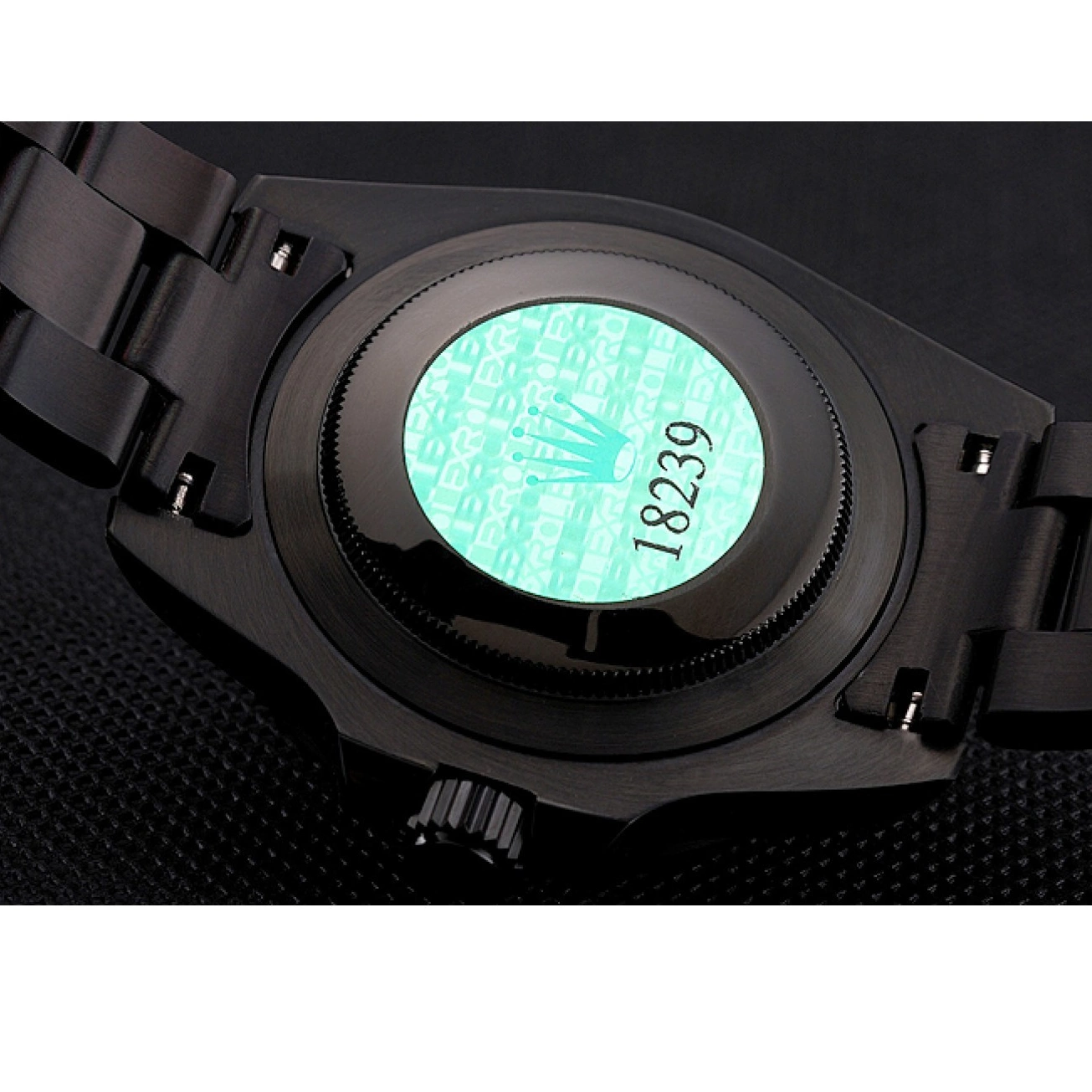 MiroTime 0813 Swiss Rolex Submariner Date Black Dial And Bezel Black PVD Case And Bracelet